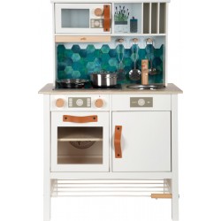 Puidust laste mänguköök tasty, valge