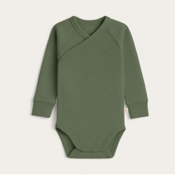 Hõlmikbodi beebile, roheline, pikad varrukad