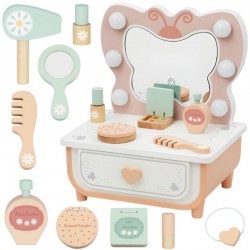 Puidust liblikapeegel, LED-valgustusega,...