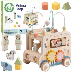 Puidust tegevuskuubik Safari maastikusõiduk FSC