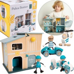 Puidust politseijaoskond auto-helikopteri...