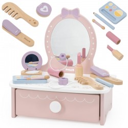 Puidust tualettlaud aksessuaaridega, väike...