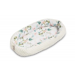 BEEBIPESA MINKY - ECRU HUMMINGBIRDS