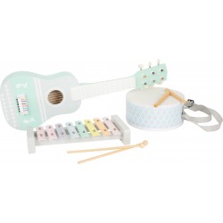 Pastell muusika komplekt, kitarr, trumm ja...