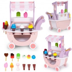 Puidust Jäätisekäru 12 osaline