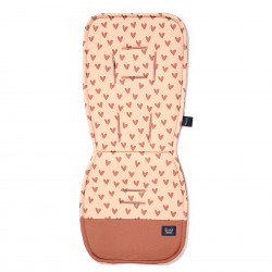 Jalutuskäru Seat Liner Jersey HEARTBEAT PINK