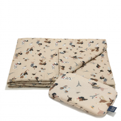 Bambusest voodipesukomplekt PIERRE THE DOG