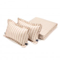 Puuvillane voodipesukomplekt STRIPES BEIGE