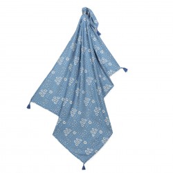 Bamboo Swaddle BANDANA DENIM