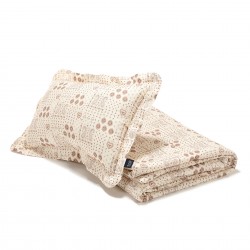 Bambusest voodipesukomplekt BANDANA CREAM