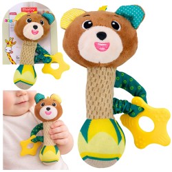 Beebidele mõeldud plüüsist kaisukarukõristi hammaste ja piiksudega