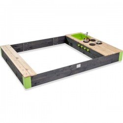 EXIT Aksent puidust liivakast 200x140cm mudaköögiga