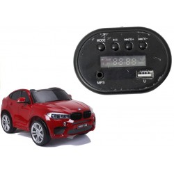 Raadiopaneel autoga BMW X6M elektriautole