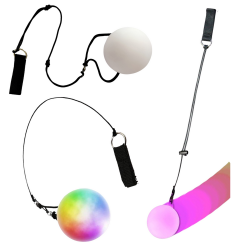 Žongleerimispallid fiiberoptiline LED LED 2 värvi