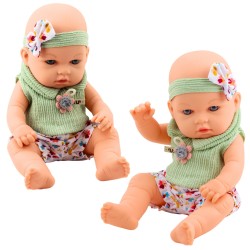 Baby Doll roheline lilleline kleit peapael