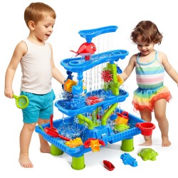 Veelaud 4 in 1 Sandbox Waterfall XL 4-Level Dolphin