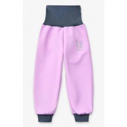 Õhukesed püksid ilma voodrita Basic väikelastele, helelilla