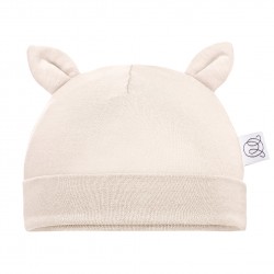 Beebimüts 3-6 kuud, bambus, beež