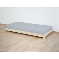 Puidust voodi Teeny, naturaalne