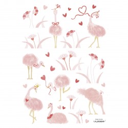 Seinakleebis Flamingod