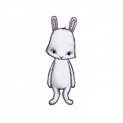 Seinakleebis Ruby the Rabbit