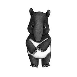 Seinakleebis Tiny the tapir