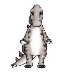 Seinakleebis Scarlett the Stegosaurus