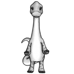 Seinakleebis Bobo the Brachiosaurus