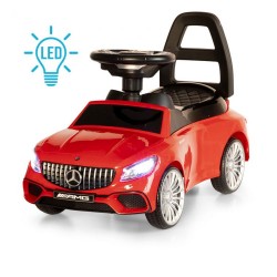 Tõukeauto Mercedes AMG Led punane