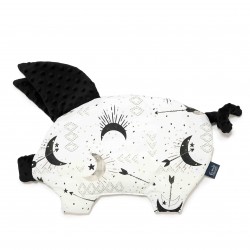 Beebipadi Sleepy pig, BRIGHT LUNA - BLACK