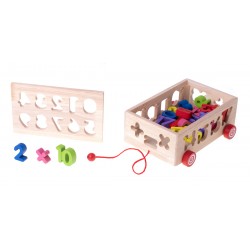 Montessori puidust numbrite sorteerija