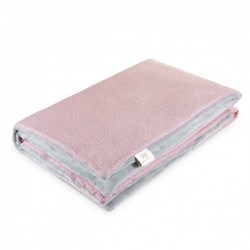 Soe tekk 110x150 cm, bambus/minky, stones pink...