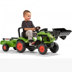 Falk pedaalidega traktor Claas haagise ja...