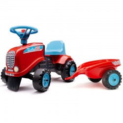 Väikelaste traktor käruga