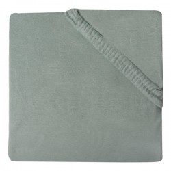 Kummiga voodilina, 70x140, ash green