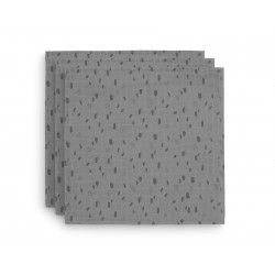 Musliinlapid, 70x70 cm, 3 tk, Spot Storm Grey