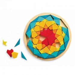 Montessori pusle tangram mustrid