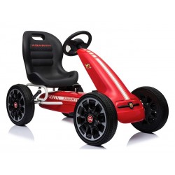 ABARTH pedaalidega kartauto, punane