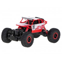 RC ROCK CRAWLER puldiga auto HB 2.4GHZ 1:18 punane