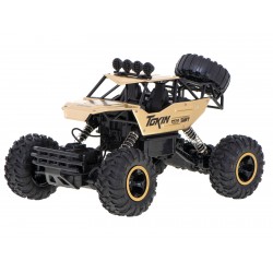 Puldiga auto RC ROCK CRAWLER 1:12 4WD kuldne