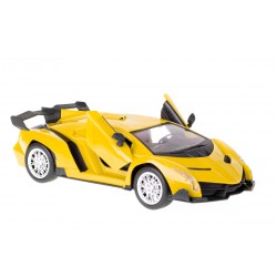 Puldiga auto WINNER RACING 3 LAMBORGHINI kollane