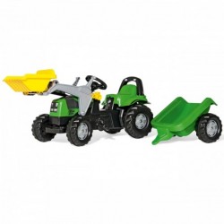 Rolly Toys Deutz-Fahr Kid traktor koos haagisega