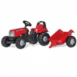 Rolly Toys rolyKid pedaaliga traktor Haagisega