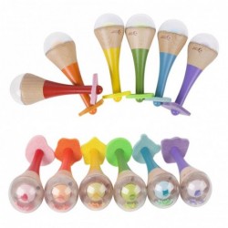 Puidust instrument Rainbow Marakas 1 tk.