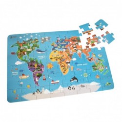 CLASSIC WORLD Puzzle Maailmakaart Mandrid 48 osa