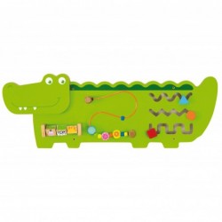 Hariduslik montessori tegelustahvel krokodill