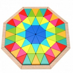 Hariv puidust mosaiik pusle (73tk)