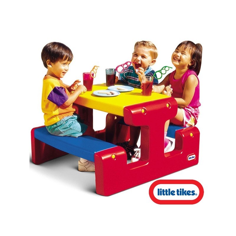 LITTLE TIKES Piknikulaud Punane Kollane Sinine