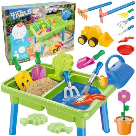 Veelaud 2in1 liivakast 13 osa