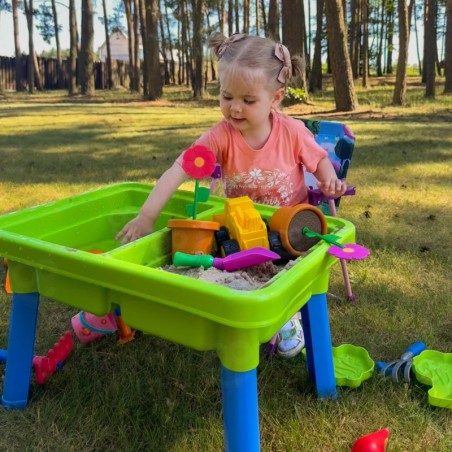 Veelaud 2in1 liivakast 13 osa